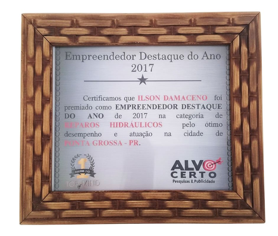 Ilson Damaceno - Empreendedor Destaque do Ano 2017
